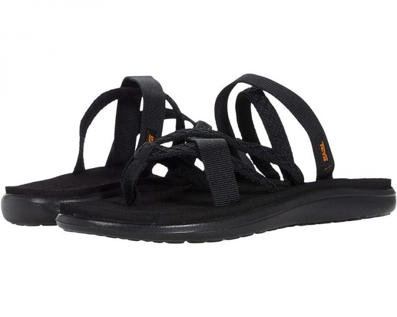 Teva Voya Zillesa Women\'s Flip Flops Black | 62ECAXJSG