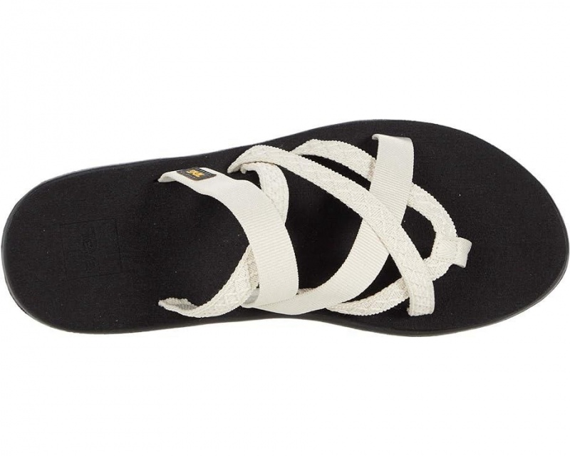 Teva Voya Zillesa Women's Flip Flops White | 20JCMYFVH